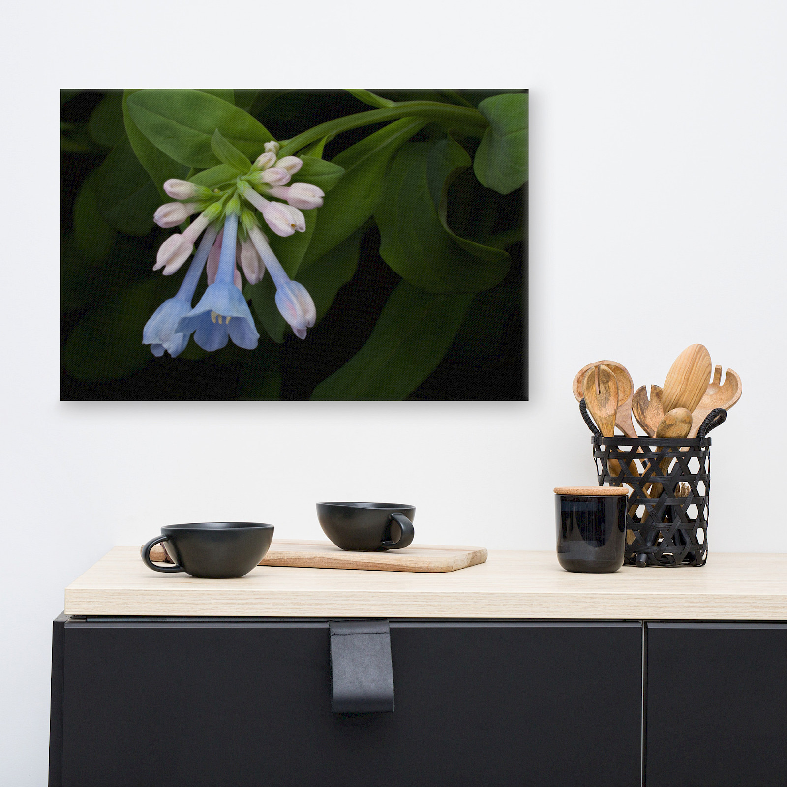 Canvas print shown for scale